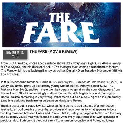 THE FARE (MOVIE REVIEW)